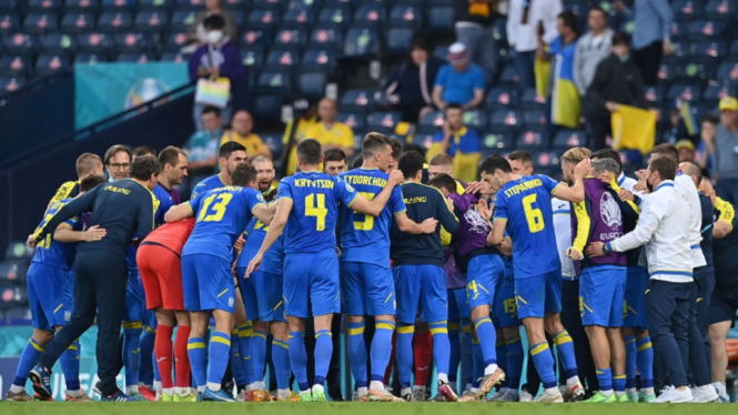 Euro 2020: Mengukir Sejarah, Ukraina Tantang Inggris di Perempatfinal Usai Bekuk Swedia dengan Skor 2-1 (Foto Twitter)