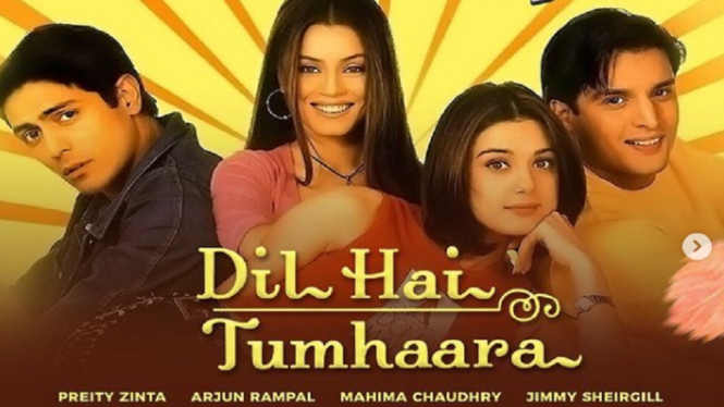 Mega Bollywood Dil Hai Tumhaara ANTV, Sabtu (3/7/2021). (Foto: Instagram @antv_official)