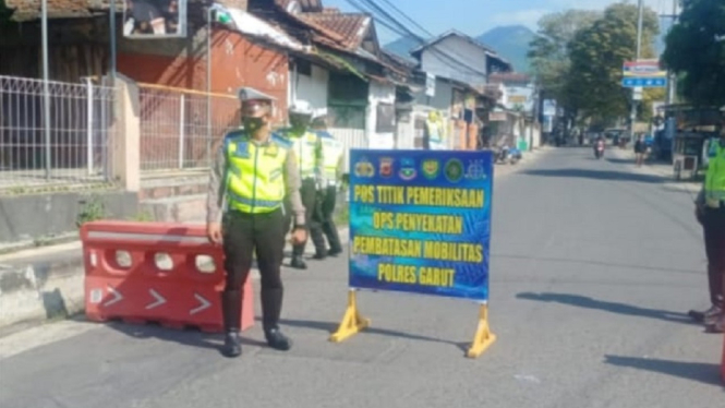 PPKM Darurat di Garut, Polisi: Ada 3 Ring Jalur Lalu Lintas yang Disekat