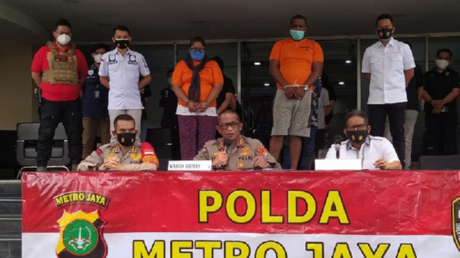 Bikin Kerumunan, Pemilik Kafe di Kelapa Gading Jadi Tersangka Pelanggaran PPKM Darurat (Foto Humas Polda Metro Jaya)