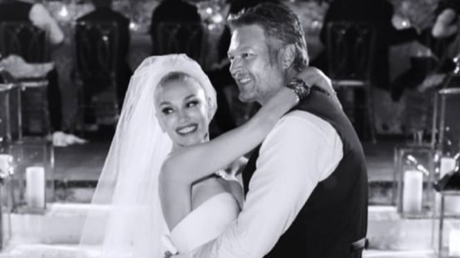 Gwen Stefani dan Blake Shelton Resmi Menikah, Ini Deretan Fotonya (Foto: Instagram)