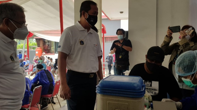 Sukseskan Program Vaksinasi, Kebutuhan Vaksin di Jakarta Utara Meningkat 40 Persen (Foto ANTV-Dewa)