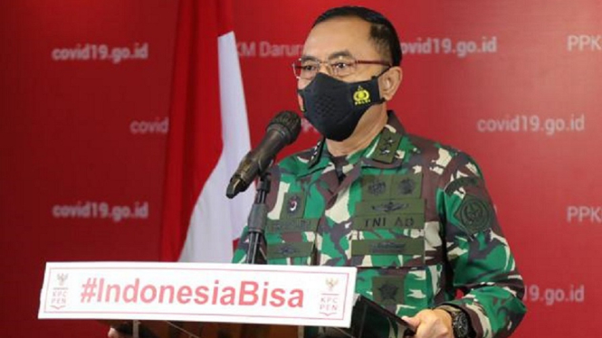 Dukung Penuh Kebijakan PPKM Darurat dan PPKM Mikro, TNI Kerahkan 63.207 Personel (Foto KPC PEN)