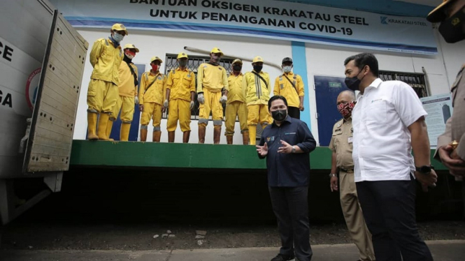 Erick Thohir Terus Maksimalkan Peran BUMN Bantu Penanganan Pandemi Covid-19 (Foto Instagram)