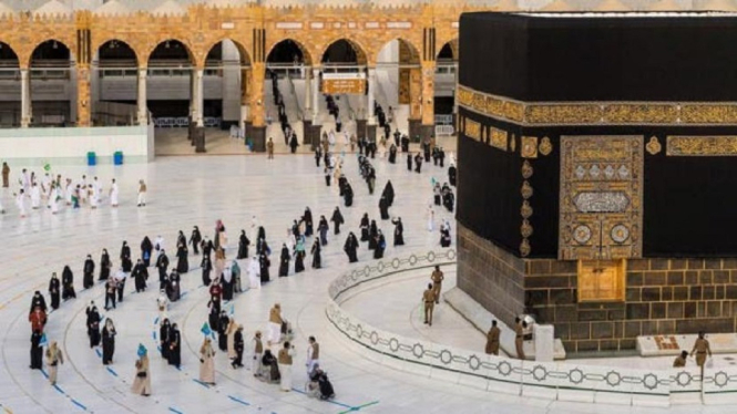 Pelaksanaan Kegiatan Haji Dilakukan Mulai Besok, 327 WNI Ikut Ibadah Haji 2021 (Foto Dok. al-arabiya via Republika.co.id)