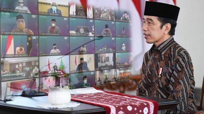 PPKM Darurat Diperpanjang, Presiden Jokowi Larang Menteri ke Luar Negeri Kecuali Menlu (Foto Instagram)