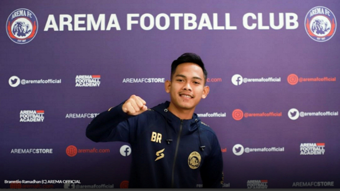 Bramntio Ramadhan Diminta Teken Kontrak di Arema FC