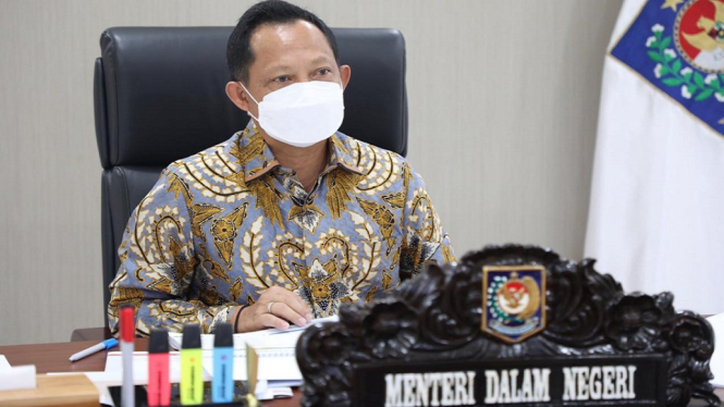 Mendagri Tito Karnavian Jelaskan Kebijakan PPKM Demi Keselamatan Masyarakat (Foto Puspen Kemendagri)