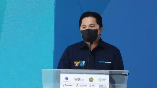 Meminta Maaf, Menteri BUMN Erick Thohir Kesempurnaan Hanya Milik Allah (Foto Tangkap Layar Video)