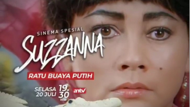 Sinema Suzzanna, Ratu Buaya Putih ANTV. (Foto: Instagram @antv_official)