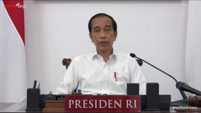 Live Streaming Pernyataan Presiden Jokowi Tentang Perkembangan Terkini PPKM Darurat (Foto Tangkap Layar Youtube)
