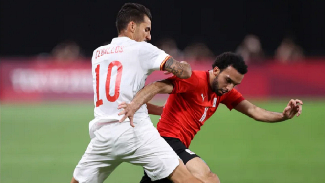 Mesir U-23 vs Spanyl U-23 0-0 laga pertama Olympiade Tokyo