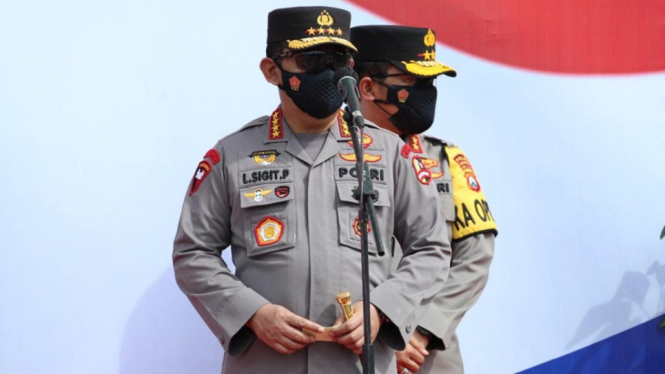 Kapolri Instruksikan Polda se-Indonesia Gelar Patroli Skala Besar Pembagian Bansos Malam Ini (Foto Humas Polri)