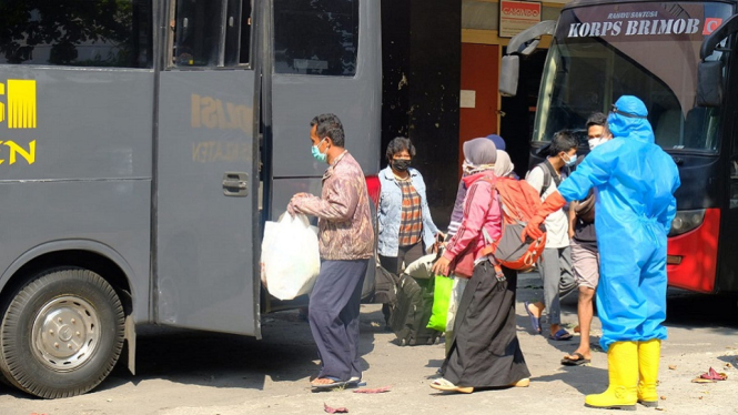 Positif Covid-19, Sebanyak 51 Warga Klaten Dievakuasi Ke Donohudan untuk Isolasi Terpusat (Foto Polres Klaten)