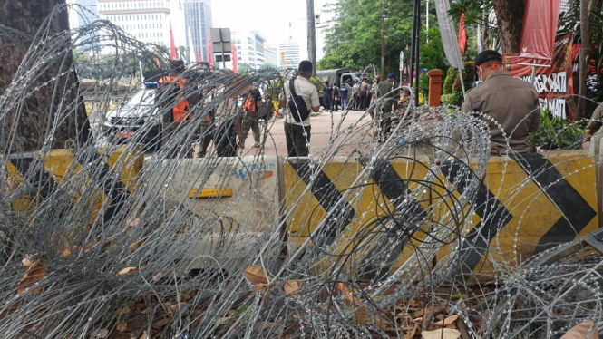 Polisi Tangkap Beberapa Orang yang Mau Demo Tolak PPKM Darurat (Foto Dok ANTV-Andi)