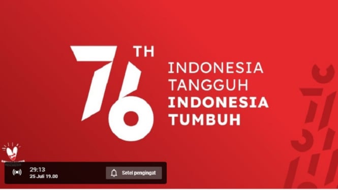 Live Streaming Pernyataan Presiden Jokowi tentang Perkembangan Terkini PPKM (Foto Tangkap Layar Youtube)