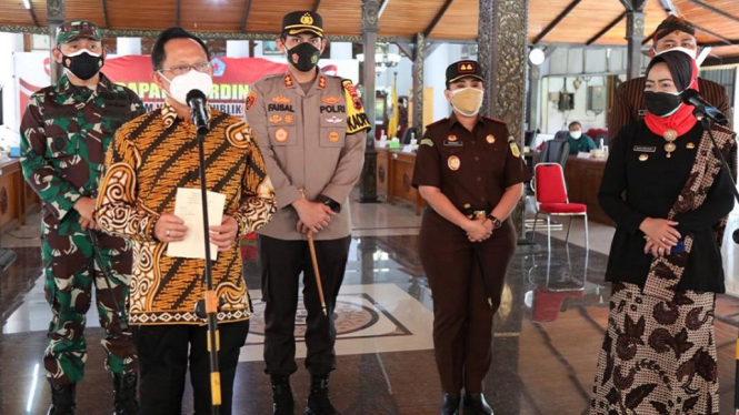 Pelaksanaan PPKM Level 3 di Brebes Dinilai Mendagri Berjalan dengan Baik (Foto Puspen Kemendagri)