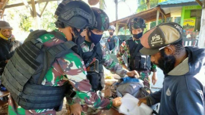 Bravo! Satgas Pamtas RI-PNG Tangkap 6 Anggota Teroris Organisasi Papua Merdeka