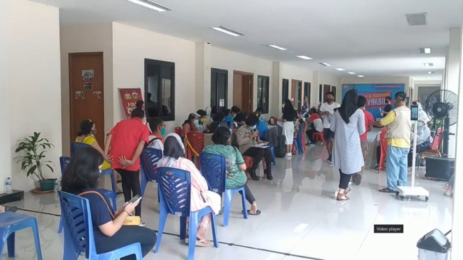 Gencarkan Vaksinasi Nasional, Gereja Disulap Jadi Tempat Vaksin (Foto ANTV-Mely)