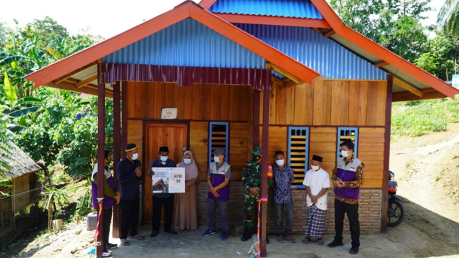 Kelompok Usaha Bakrie Bekolaborasi Merekonstruksi 75 Rumah di Kabupaten Mamuju, Sulawesi Barat (Foto Istimewa)