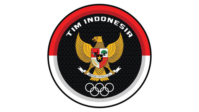 Logo kontingen olimpiade tokyo PUTIH