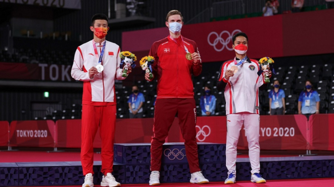 Anthony Ginting raih medali perunggu Olimpiade Tokyo 2020