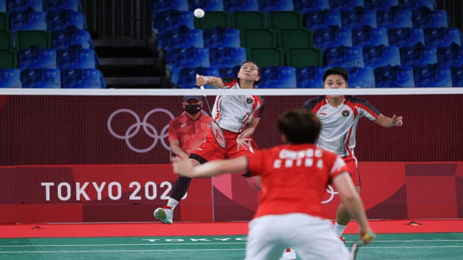 Greysia-Apriyani tundukkan Chen Qing Chen-Jia Yi Fan di Olimpiade Tokyo
