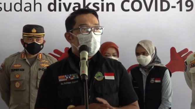 Ridwan Kamil Ungkap Stok Vaksin Covid-19 di Jabar Habis (Foto Istimewa)