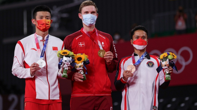 Anthony Ginting raih medali Perunggu Olimpiade Tokyo 2020
