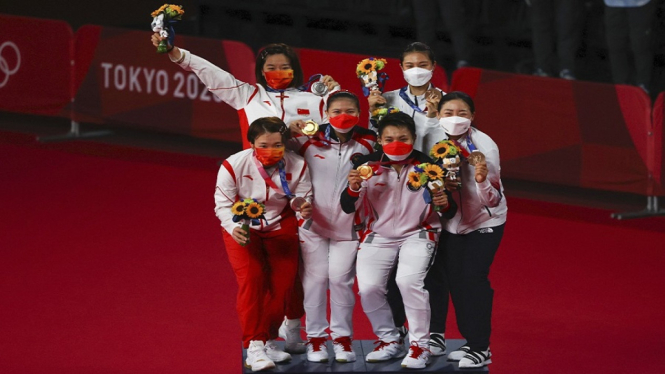 Sampah Elektronik bahan medali emas perak dan perunggu Olimpiade Tokyo 2020