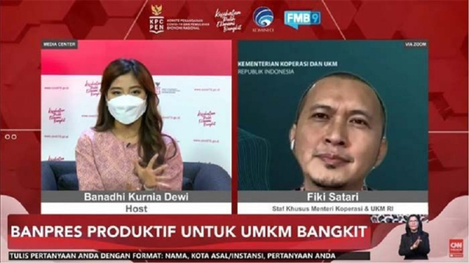 Banpres Produktif untuk UMKM Bangkit, Harapan dan Optimisme Tetap Jadi Kata Kunci (Foto KPCPEN)