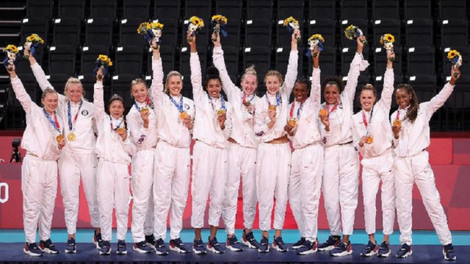 Amerika Serikat Raih Gelar Juara Umum Olimpiade Tokyo 2020 usai Raih 3 Medali Emas di Hari Terakhir (Foto Reuters)