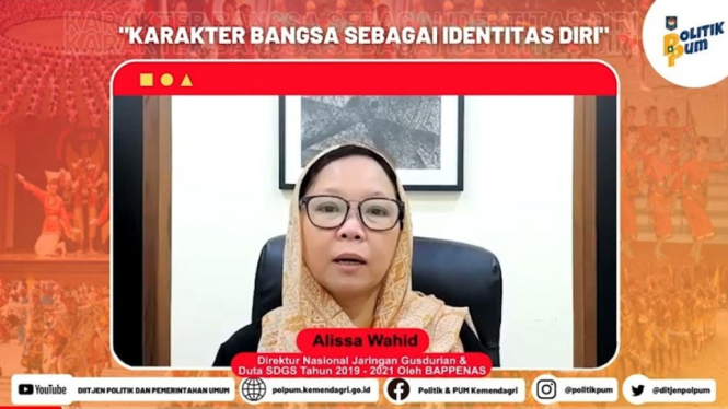 Di Podcast Polpum Kemendagri, Alissa Wahid Ajak Kepala Daerah Miliki Paradigma Nasional (Foto Puspen Kemendagri)