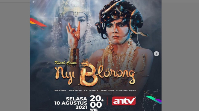 Sinema Spesial ANTV, Kisah Cinta Nyi Blorong. (Foto: Instagram @antv_official)