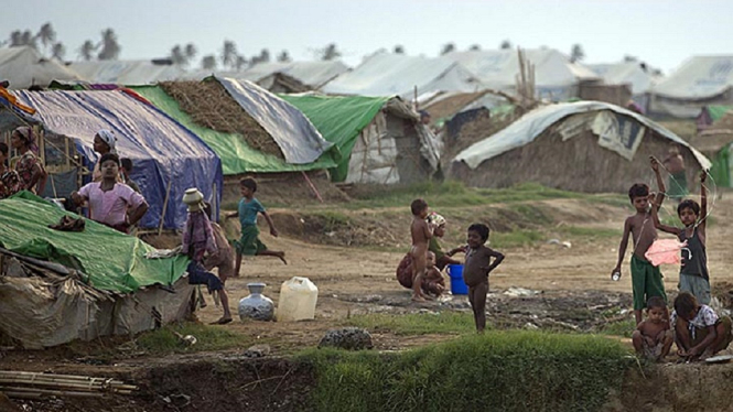 Teganya Myanmar, Muslim Rohingya di Rakhine tak Masuk Program Vaksinasi Covid-19 (Foto Republika.co.id)