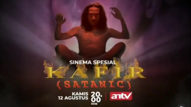 Sinema spesial, Kafir Satanic di ANTV, Kamis (12/8/2021). (Foto: Instagram @antv_official)