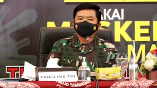 Begini Arahan Panglima TNI saat Pimpin Rapat Penanganan Covid-19 di Sumatera Utara
