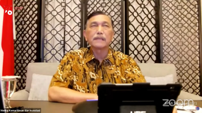 Luhut Sebut PPKM Akan Terus Diperpanjang Selama Masih Pandemi Covid-19 (Foto Tangkap Layar Youtube)