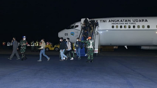 Foto-Foto Penampakan Evakuasi WNI dari Afghanistan oleh TNI AU (Foto Instagram)