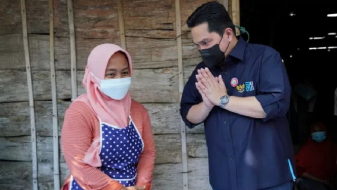 Menteri BUMN Erick Thohir Apresiasi Nasabah PNM yang Menjaga Jalannya Usaha Mikro (Foto Kementerian BUMN)