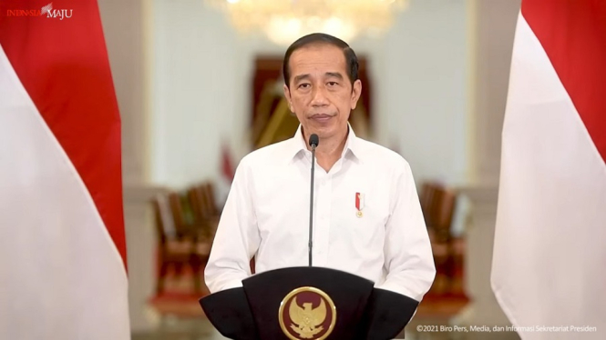 Covid-19 Masih Ada, Presiden Jokowi Kembali Perpanjang PPKM hingga 30 Agustus (Foto Tangkap Layar Youtube)