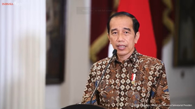 Ini Keterangan Lengkap Presiden Jokowi PPKM Diperpanjang hingga 6 September (Foto Tangkap Layar Youtube)