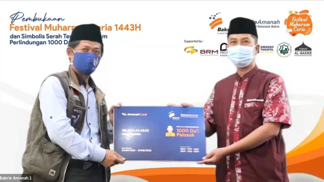 Launching Festival Muharram Bakrie Amanah 2021 dan Serah Terima Program Perlindungan untuk 1000 Da'i Pelosok (Foto Istimewa)