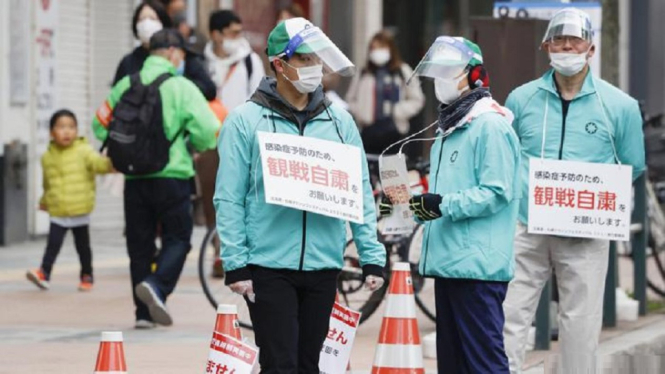 Jepang Ketar Ketir Kembali Diserbu Mutasi Baru Varian Covid-19 Delta (Foto Dok. kyodo picture alliace)