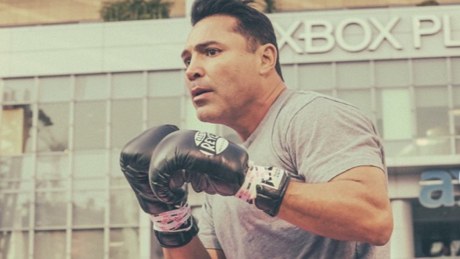 Oscar De La Hoya Positif Covid, Laga Comeback Lawan Juara UFC Batal (Foto: Instagram)