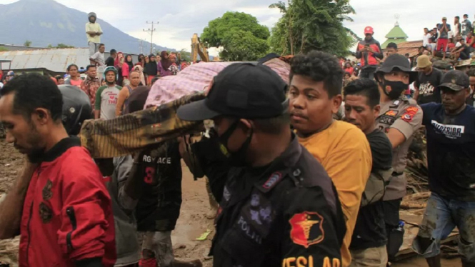 Mengenaskan, Wanita Hamil yang Hilang saat Banjir Bandang Ngada Ditemukan Tewas (Foto Dok. BPBD Ngada)