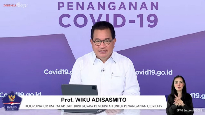 Prof Wiku: Hadapi Dinamika Covid-19 dengan Kewaspadaan Tanpa Ketakutan Berlebihan (Foto Tangkap Layar Youtube)