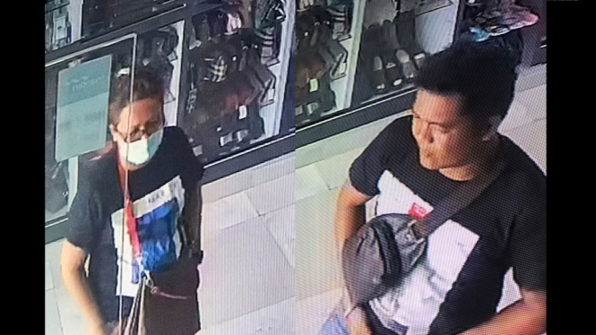 Viral, Pasutri Terekam CCTV Kompak Mencuri Dompet Seharga Rp 2,5 Juta (Foto Kolase CCTV)