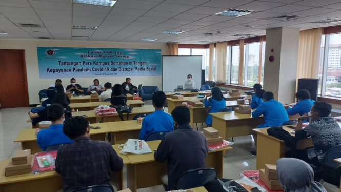 Forum PWI Jaya Ungkap Bahwa Pers Kampus Harus Tetap Berjalan (Foto Istimewa)