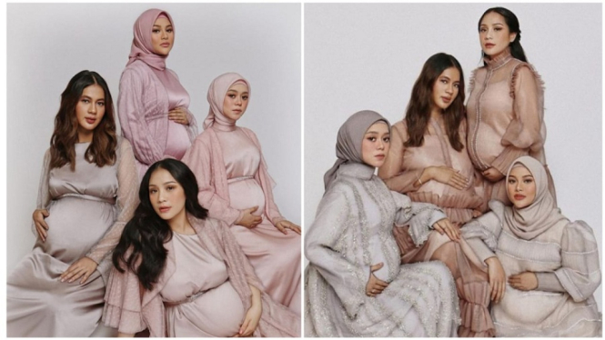 Alasan Nagita Slavina Ajak Aurel Hermansyah Hingga Lesti Kejora Foto Maternity Bareng (Foto: Instagram)